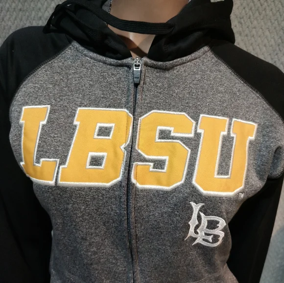 Champion LBSU Long Beach State University Hoodie Jacket Sz S. Ex Condition - Picture 8 of 16